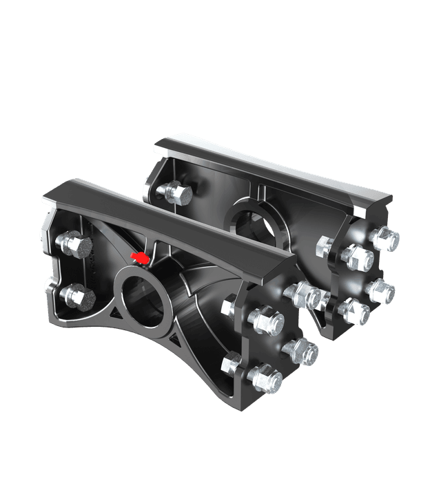 CHASSIS BRACKET KIT HM11 Ø60 x 286