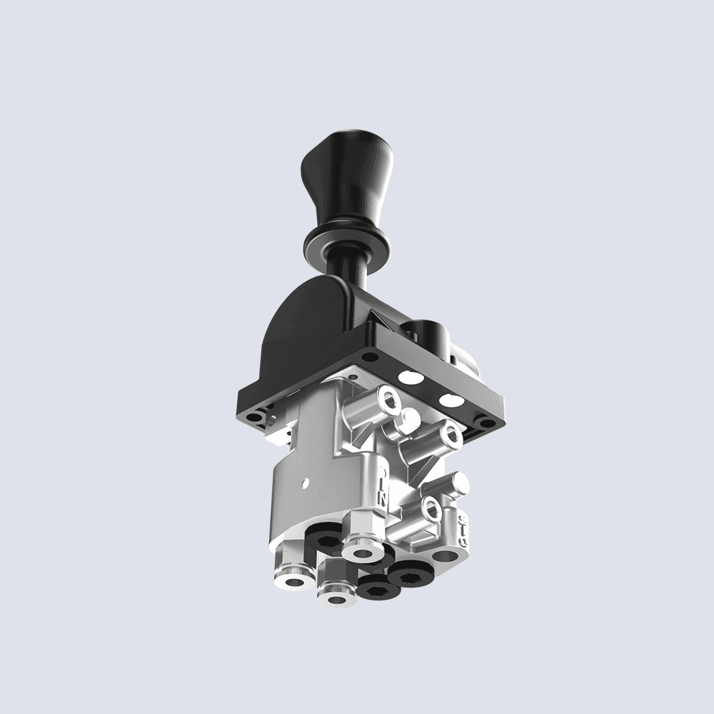Válvula de Controle de Ar (interruptor de tomada de força de 3 vias sem e com fenda no modo de tombamento e abaixamento) 2