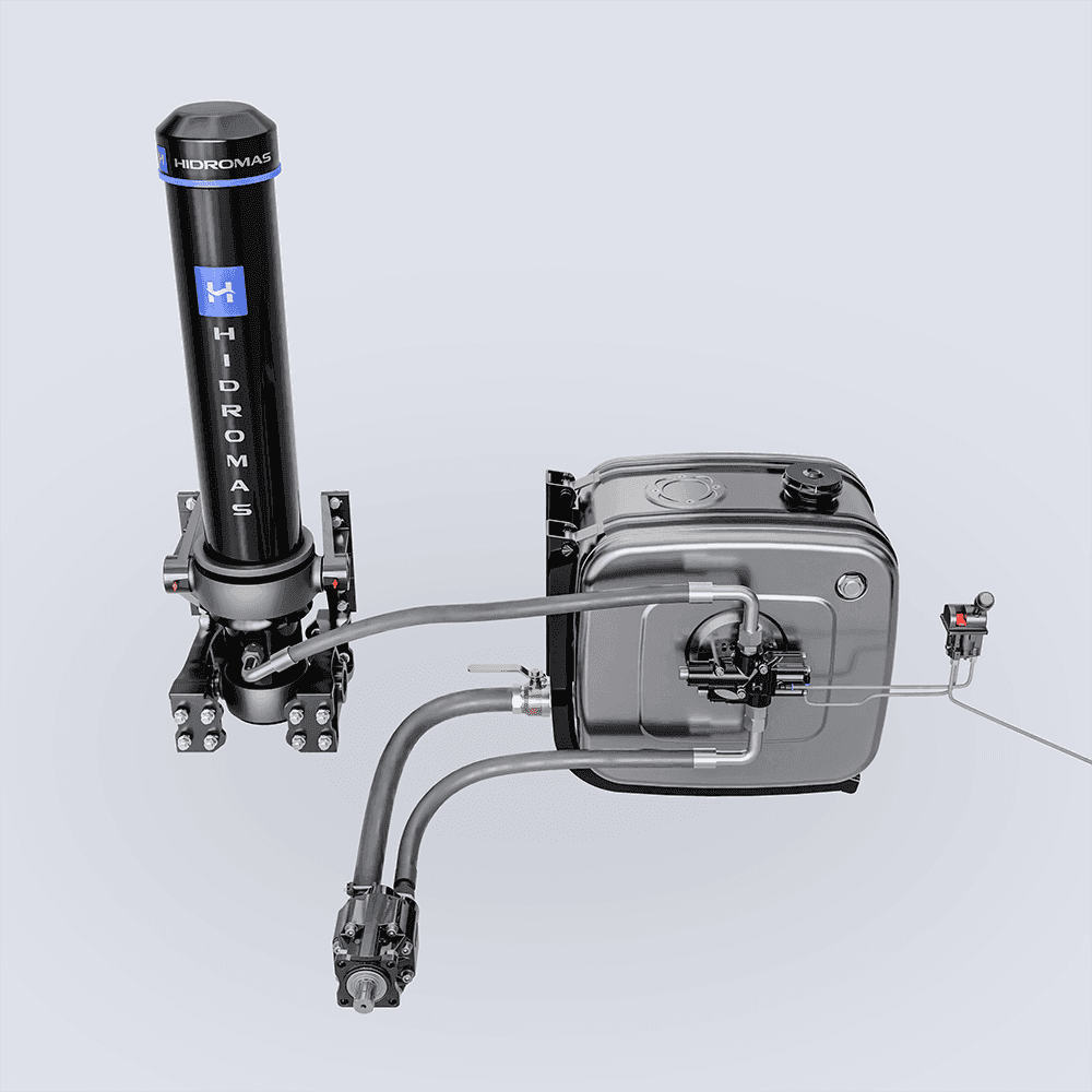 Tip Trailer Kit GHS 197-4-4800 H with 105cc Pump and Std ACV 4