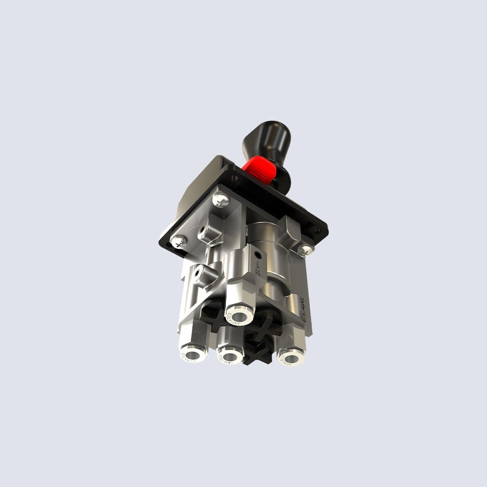 AIR CONTROL VALVE (WITH PTO SWITCH AND CONNECTORS - WITHOUT SLOT IN TIPPING & LOWERING MODE) 2