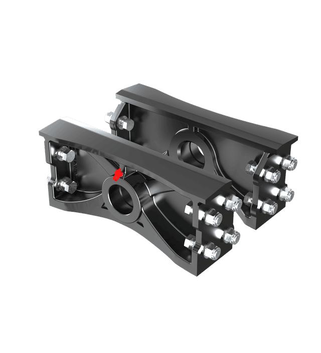 CHASSIS BRACKET KIT HM11 Ø60 x 368