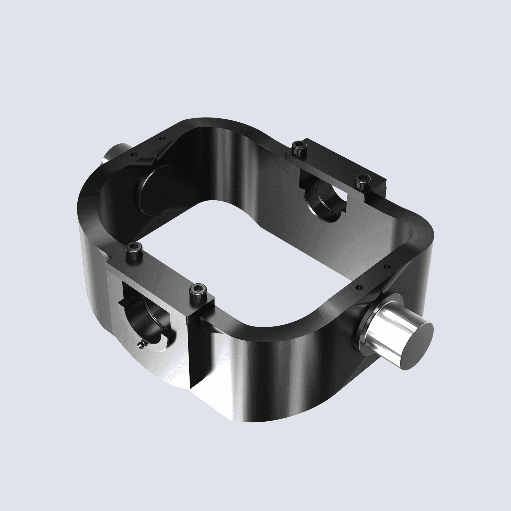 UBS CRADLE W/O MECHANISM - Ø50 x Ø50 x 214 X 330